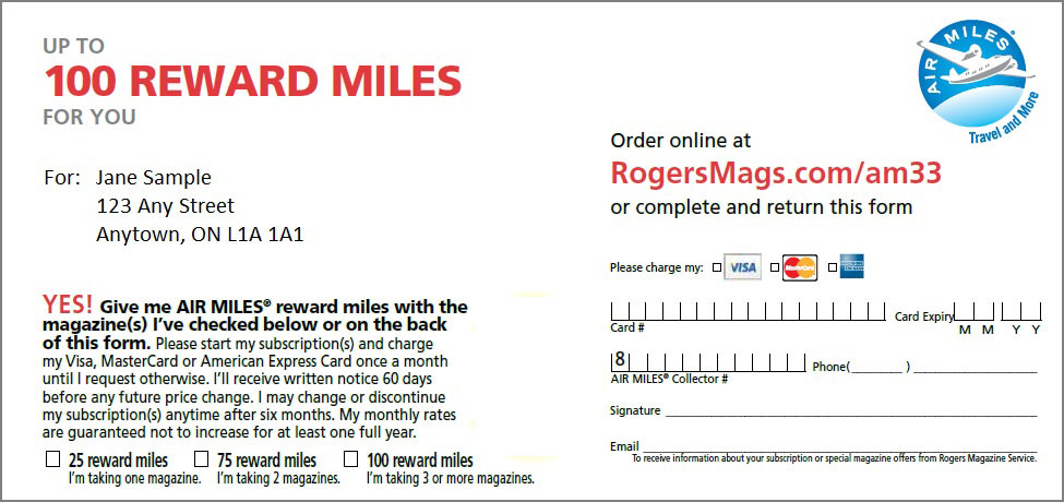 RMS Direct Mail Order Form